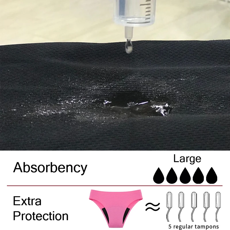 Seamless Cotton Menstrual Panties for Teenager menstrual panties