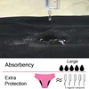 Seamless Cotton Menstrual Panties 4-Layer Leakproof Fast Absorption Teenager Macaron Period Panties Mid-Rise Incontinence Undies 5