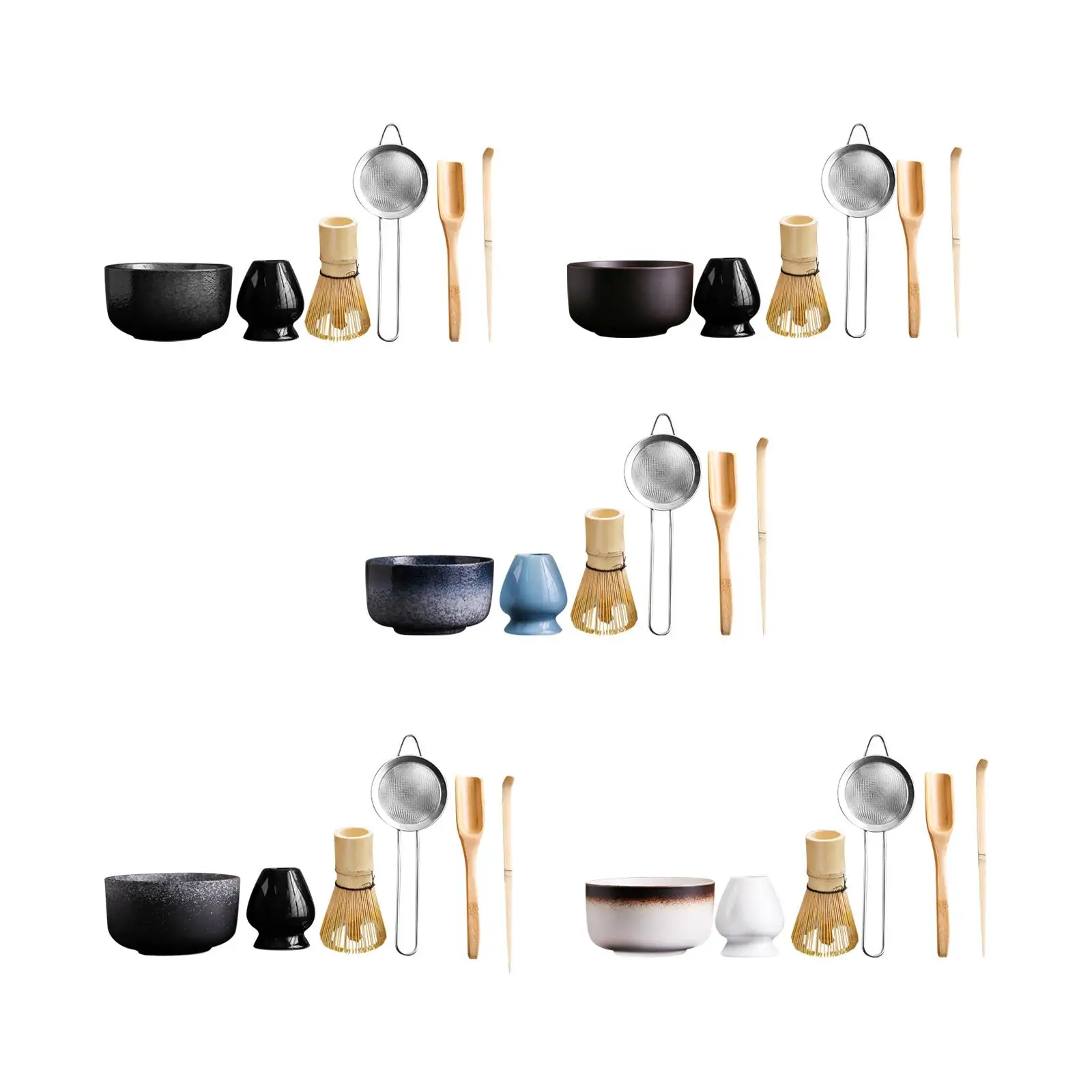 6 Pezzi Matcha Tradizionale Set Ciotola Matcha Cerimoniale Giapponese Kit Completo Per La Preparazione Del Tè Giapponese Matcha Lovers Family