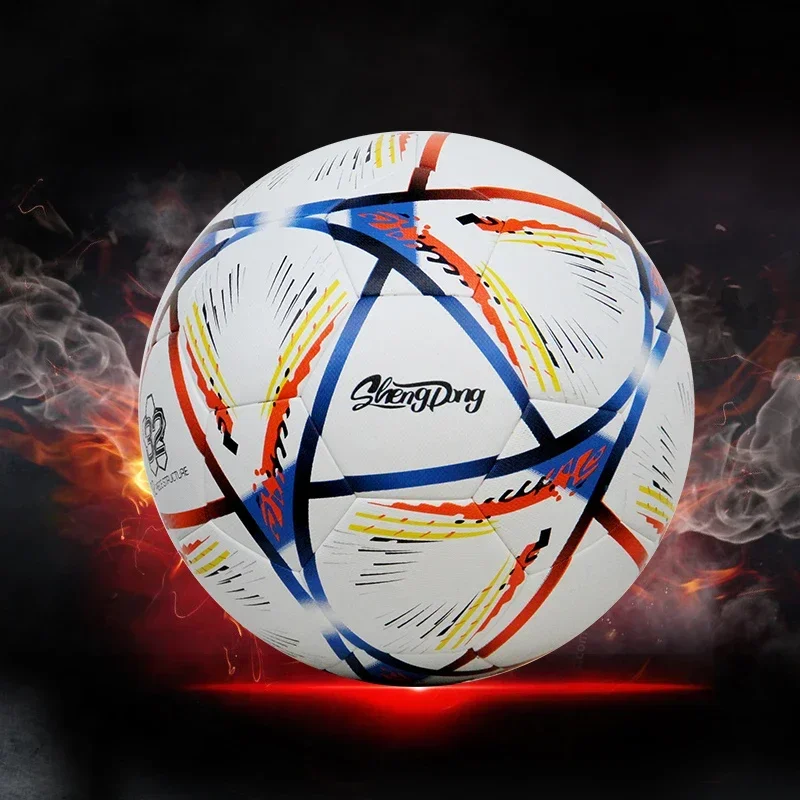 

New High Quality Football Size 5 Soccer Balls PU Material Match Training Anti-friction Seamless Goal Team Outdoor Professional