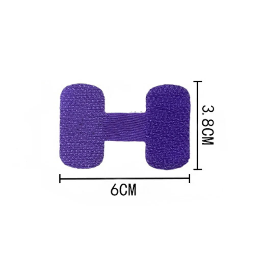 10Pcs Colorful Nylon Cable Labels Reusable Tear Resistant Writable Label Easy Identification Home Office Cable Marking Sticker cable labels