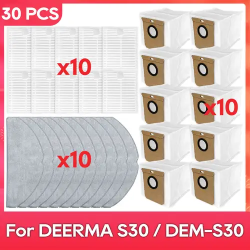 Fit For ( DEERMA S30 / DEM-S30 ) Filter Mop Dust Bag Parts Accessories Robot Vacuum Cleaner Kit - Image 11