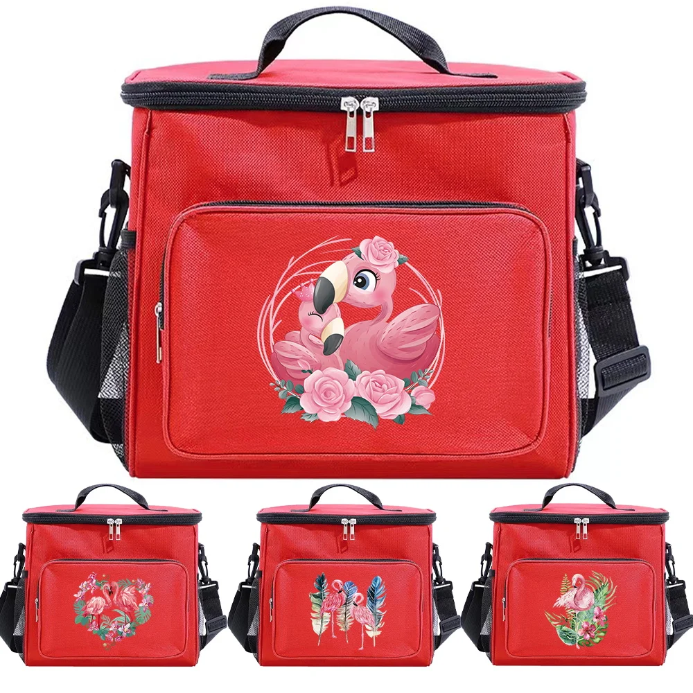 

Cute Insulated Lunch Bag for School Kids Pink Color - Waterproof Food Storage Dinner Box Flamingo Series Printing in Stock!