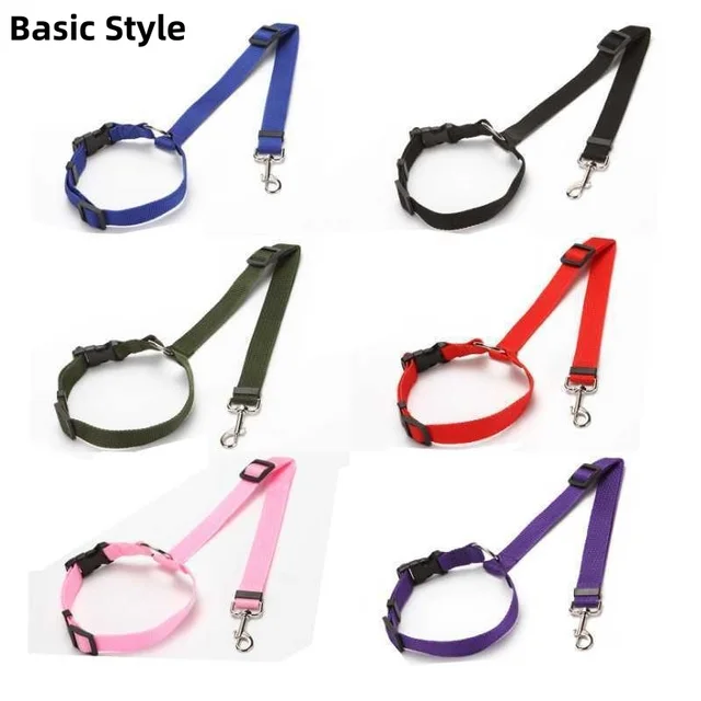 Reflective Pet Dog Car Seat Belt Puppy Collar Walking Travel Car Accessories Cat Leash Harness for Small Dogs Pet Car Supplies 6