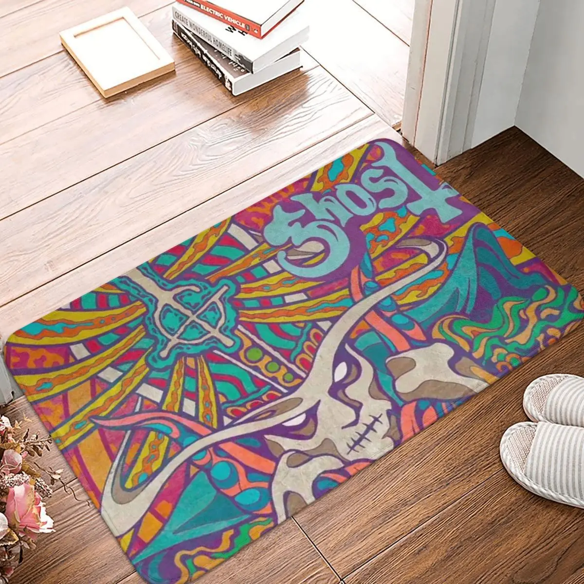 

Ghost Band Bathroom Mat Ghost BC Doormat Living Room Carpet Outdoor Rug Home Decoration