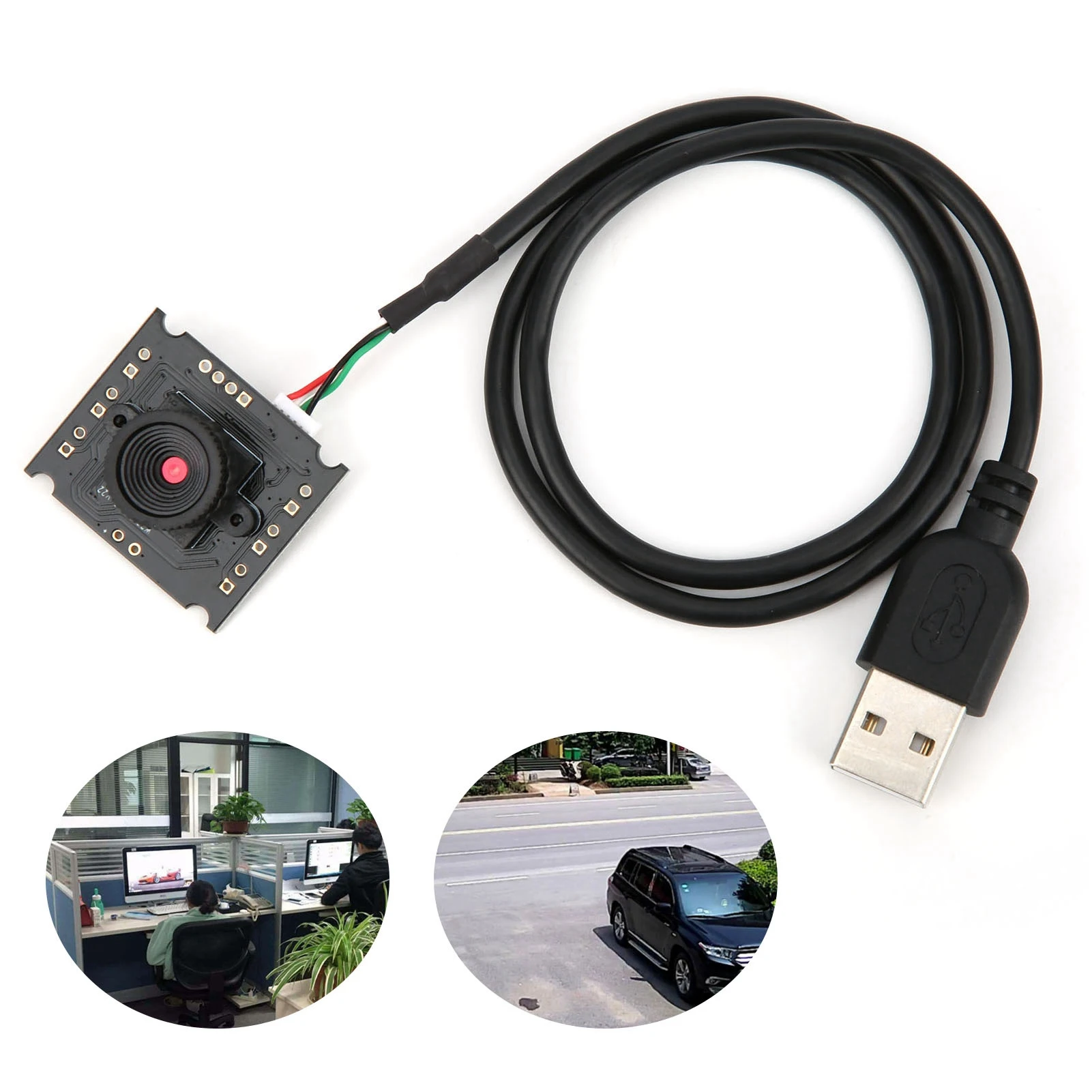 Modulo telecamera Interfaccia USB HD HBV‐W202012HD per WinXP/Win7/Win8/Win10/OS X//Modulo fotocamera USB Android Modulo telecamera da 1 MP - immagine 3