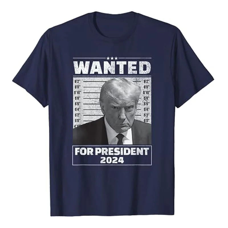 Wanted pro prezident 2024 - svobodné krajet mugshot tričko msta MAGA 2024 volba tričko já depo s krajet nikdy kapitulace outfits