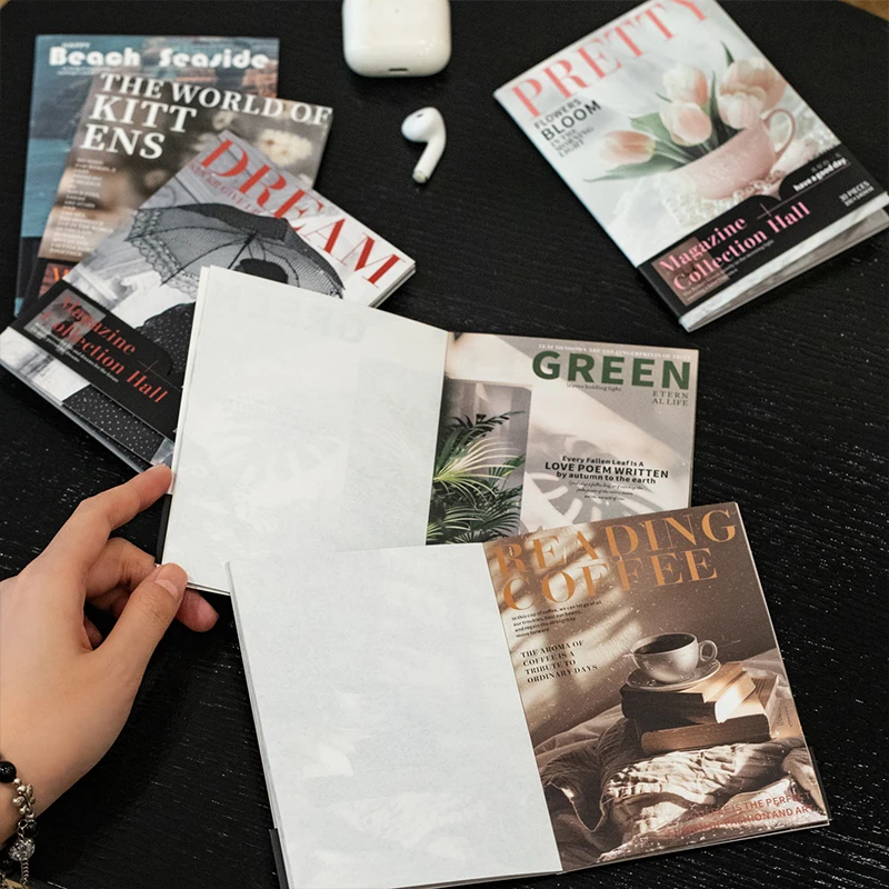 Journal GO 30-Sheet Magazine Collection: Scrapbooking and Collage Material Book