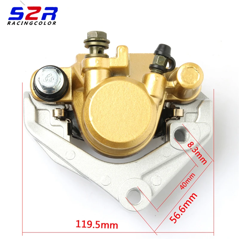 S2R Motorcycle Front Brake Caliper Assy For YAMAHA YBR125 YBR YB 125 With Brake Pads And Bracket 2002 2007-2009 2011 2012 2014