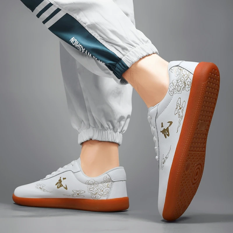 Men's and Women's Comfortable Martial Arts Shoes Lightweight and Breathable Sports Shoes Non-slip Wear-resistant Tai Chi
