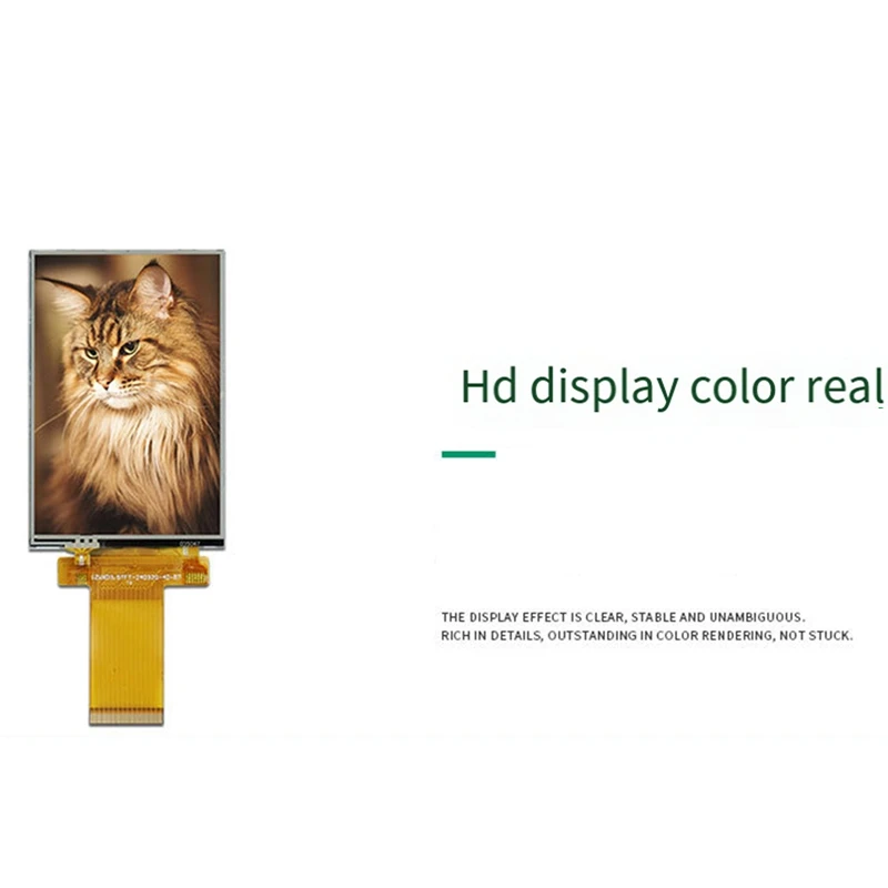 Nuclear Radiation Detector LCD Screen 320X480 Capacitive Screen 3.5 Inch Test Display Color Screen 4