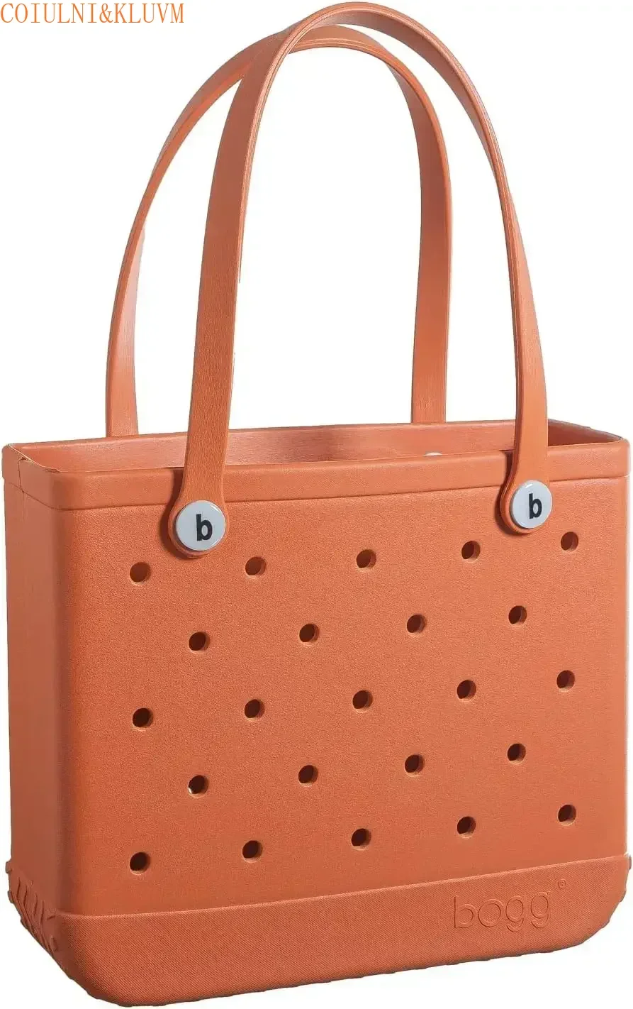 【COIULNI&KLUVM】eva Bath baskets BABY Washable Tote for Beach Boat Pool Work School Sports 15x13x5.25-Lightweight Cute Tote Bag