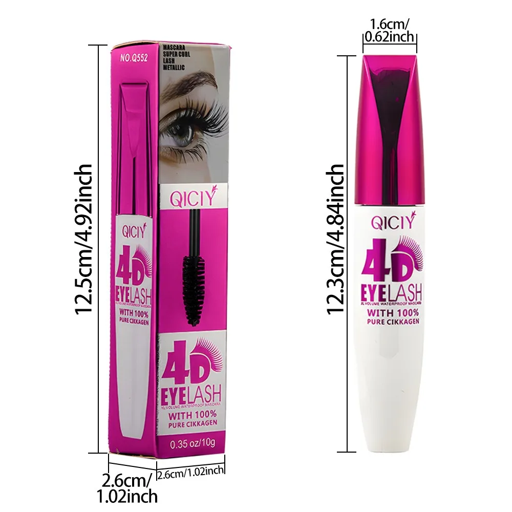 Mascara 4d waterproof per ciglia nere lunghe in fibra di seta_voghion.com