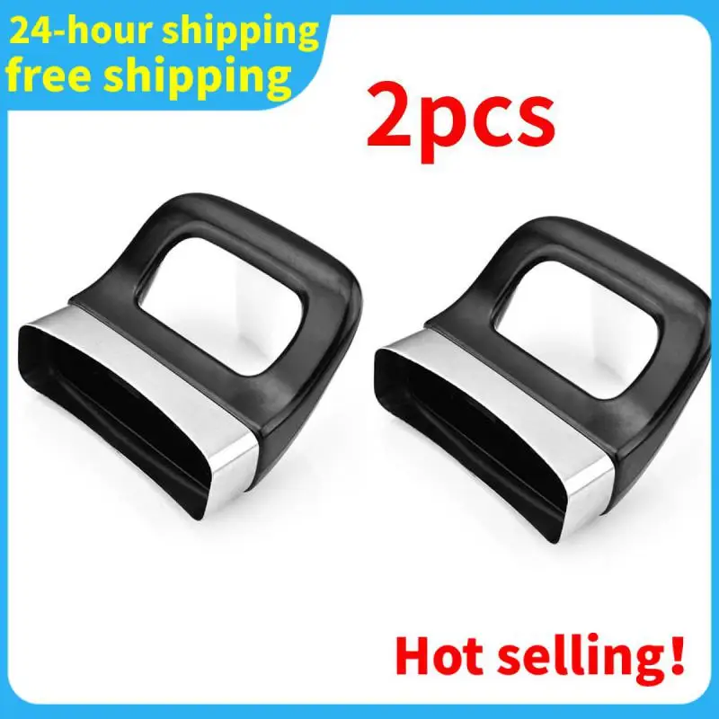 2Pcs Black Pot Side Handles For Pressure Pan Cooker Steamer Sauce Pot Ear Replacement Single Hole Short Side Handle Cookware