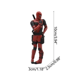 Anime Hero Sitting Figurine - Home and Car Decoration Collectible Toy Gift (E)