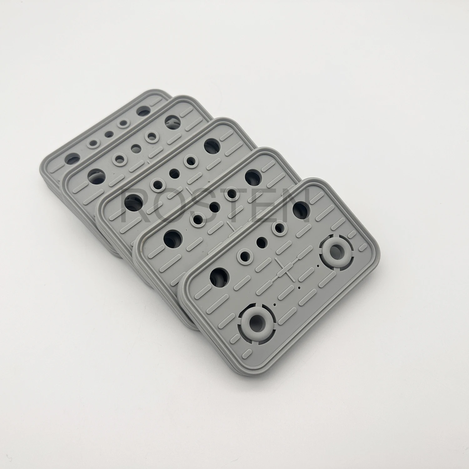 5pcs 125x75x17 CNC Machining Center Weeke Homag Top Vacuum Pad Cover Rubber Cup Pods Replacement Plates 4-011-11-0073 vacuum pad cover