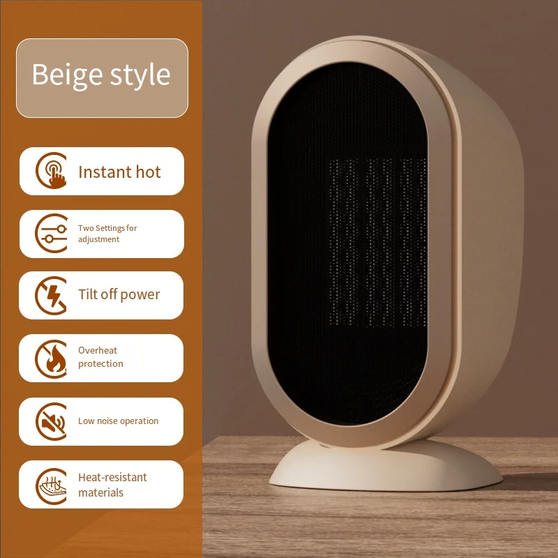 Space Heater For Indoor Use 1200W Room Heater Tip Over Outage And Overheat Protection Small Heater For Living Room Bedroom
