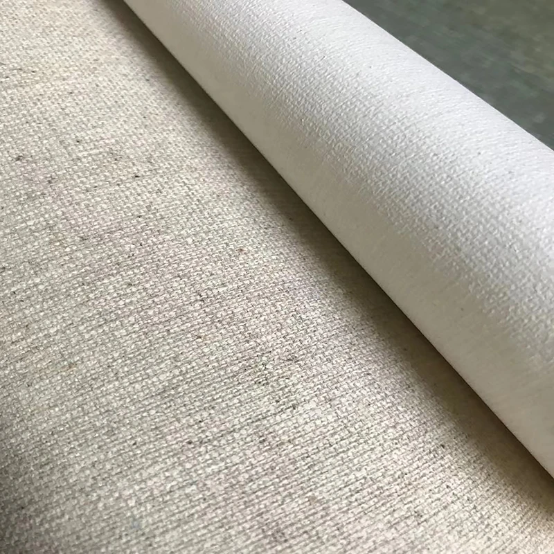 아티스트 리넨 캔버스 롤 코튼 캔버스 원단 롤 리넨 블렌드 롤, 48cm 핫세일