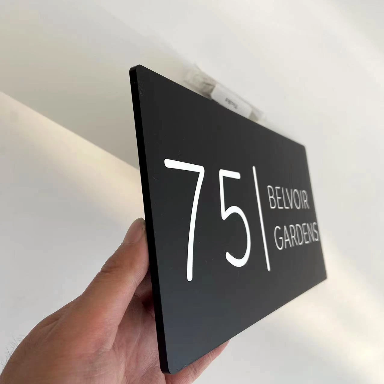 personalizado laser cut acrilico modern house numbers 01