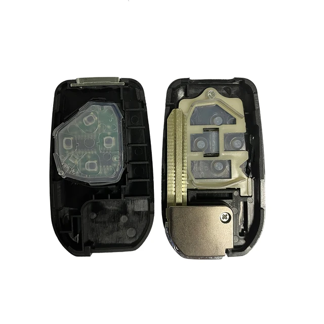 ที่ดีที่สุด KEY Blank Key Shell ดัดแปลงพลิกพับ Remote Key Shell สําหรับ Toyota RAV4 Wish Camry Hiac Corolla Hilux Fortuner 2-4 ปุ่ม 5