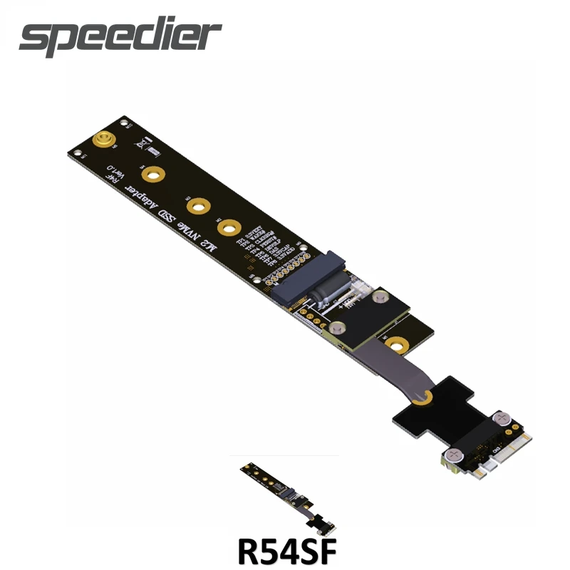 Adt-Link M.2 Wifi A.E Key To M.2 Nvme Key M Ssd Cavo Di Prolunga Scheda Madre Extender Adapter Pcie 3.0X1 Full Speed Riser M2 Card