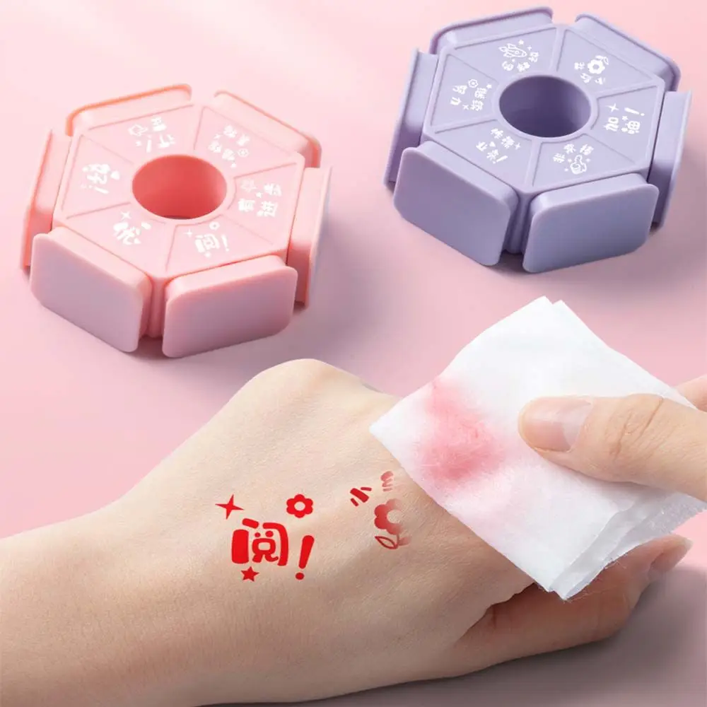 Six-Side Seal Stamp Kids Educational Stamper Early Education Seal Stamp Teachers' Teaching Children's Pinyin Revised self ink stamps