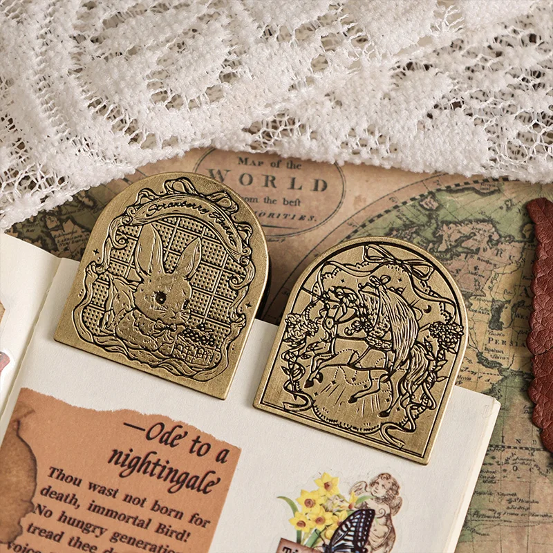 8 styles 1 pc Metal clip long tail clip European vintage ledger bill Scrapbooking Material handmade Diary Album stickers scrapbooking supplies