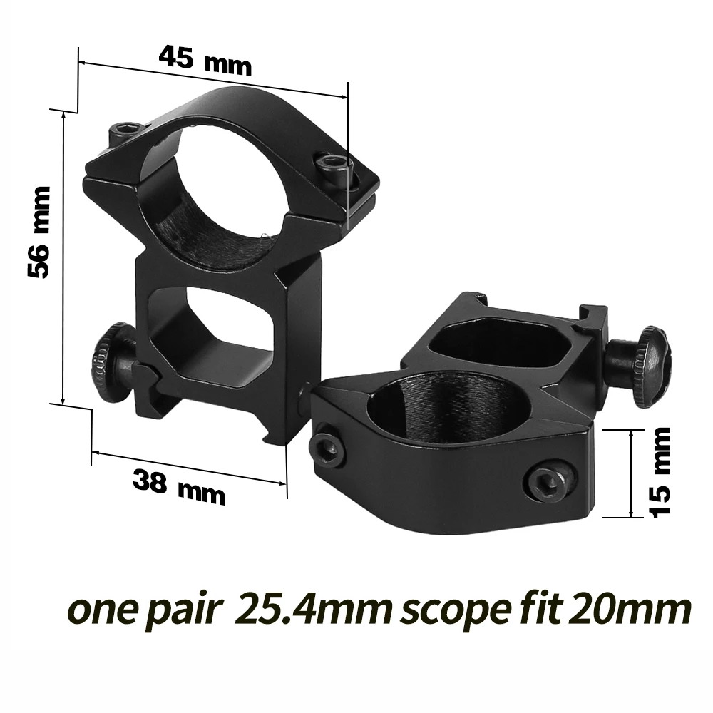 Riflescope Mount Ring 30mm / 25.4mm 11mm / 20mm Dovetail Rail High Profile Low Profile for Rifle Scope Hunting Mount