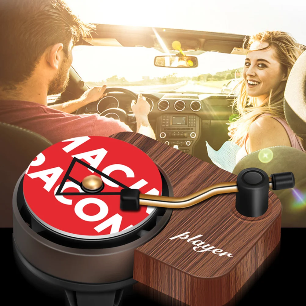 

Record Player Shape Car Air Freshener Car Vent Aroma Perfume Car perfume outlet aromatherapy record aromatherapy base Auto