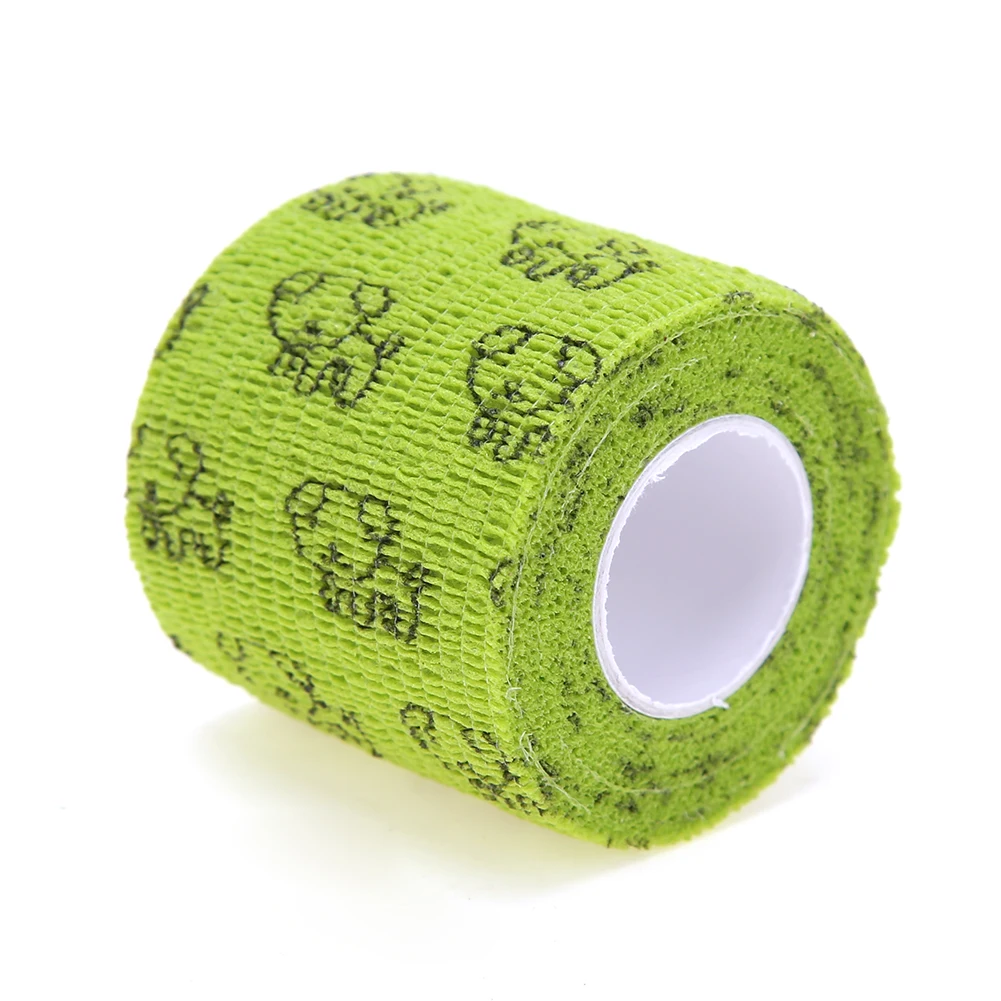 2.5/5cm/7.5cm Self-adhesive Elastic Bandage for Pet Dog Cat Leg Cover Protector Strap Medical Bandage Non-woven Cohesive