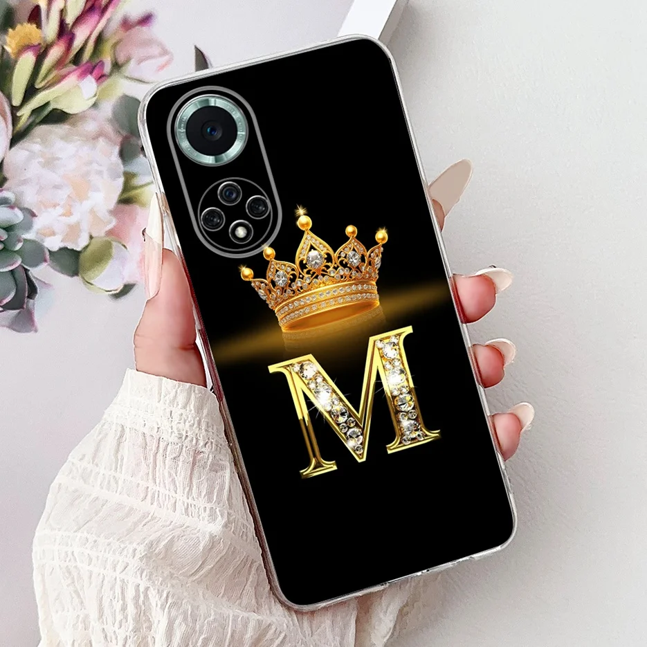 Luxury Letters Soft Slim Phone Case Cover - Elegant Back Coque