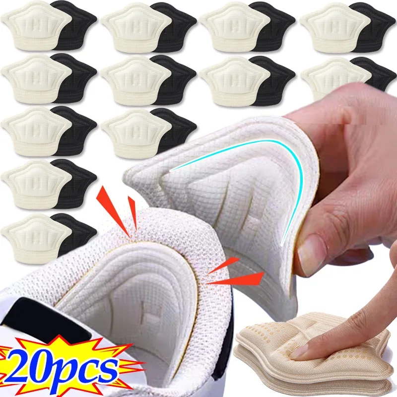 1/10pairs houba insoles náplast pata vycpávky sportovní bota nastavitelný rozměr nohou blok bolest reliéf polštářek vloží pata ochránce nálepka