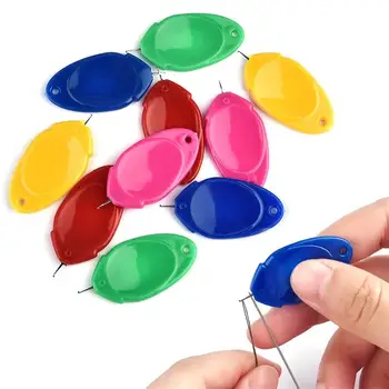 10/5/1PCS Easy Needle Threader Mixed Color For Elderly Inserter Tool Easy Thread Hand Needlework Craft Sewing Accessorie 1