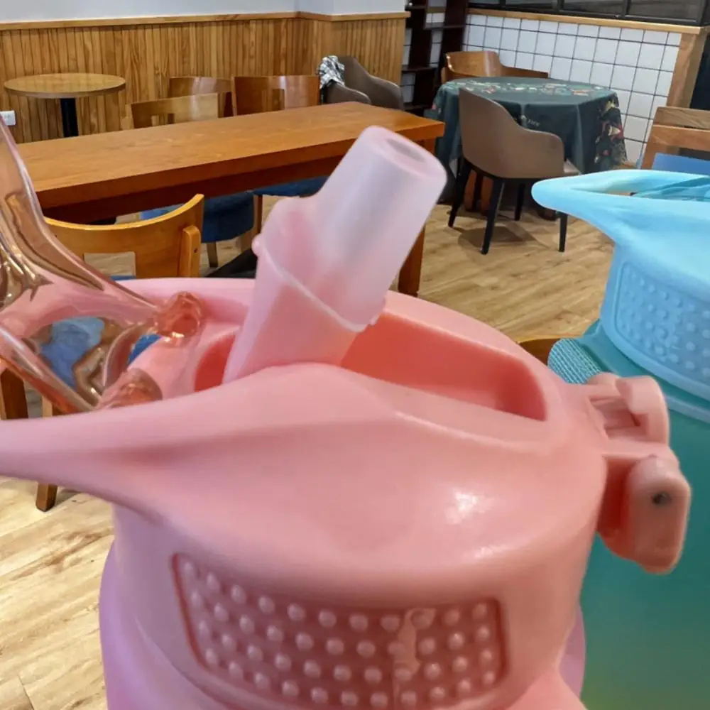 

Креативная соломенная чашка, градиентная цветная бутылка для воды, оптовая продажа, чашки для воды, Бытовые аксессуары, дизайн с кольцом для переноски, большая емкость