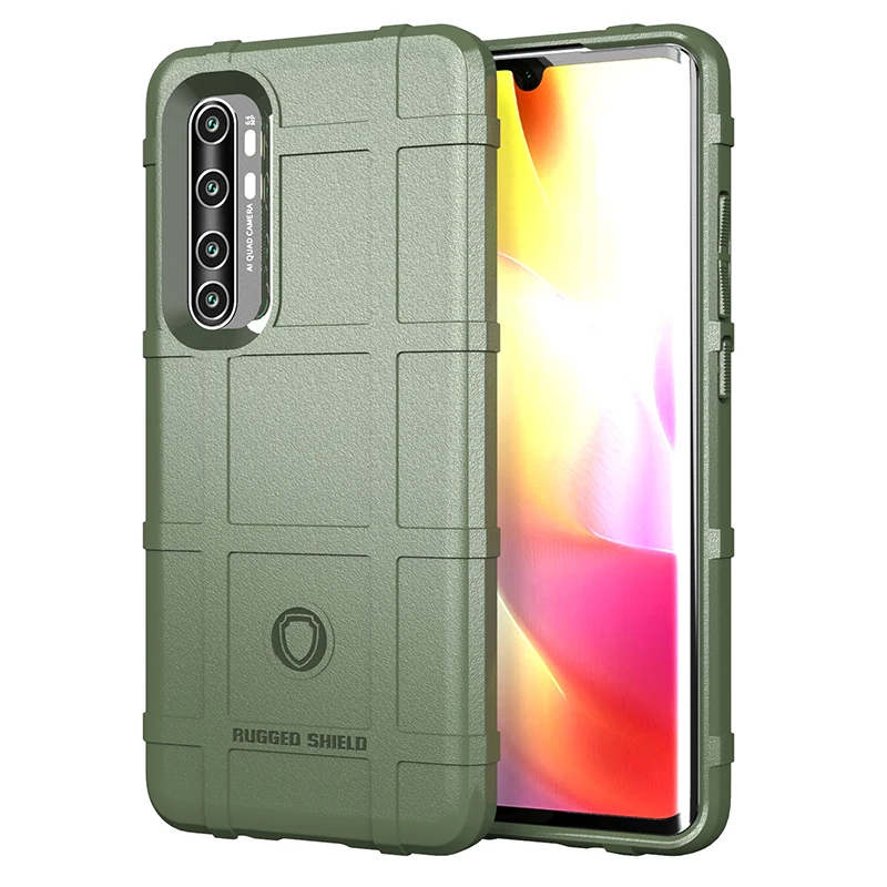 Heavy Duty Shockproof Armor Silicone Case for Xiaomi Mi Note 10 Lite
