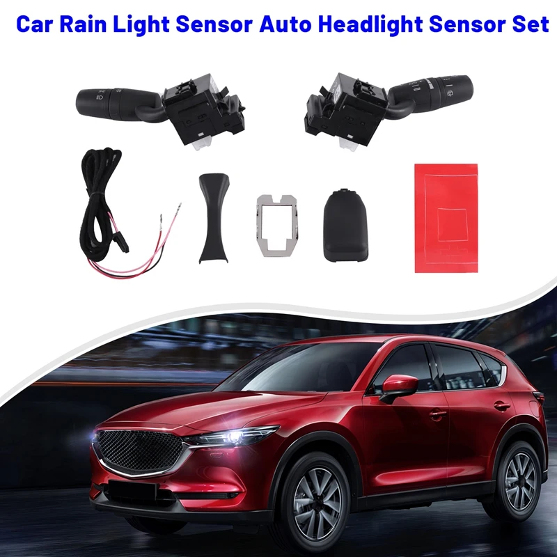 

Car Rain Light Sensor Auto Headlight Sensor Set Auto Wiper For Mazda CX5 CX5 Axela Atenza