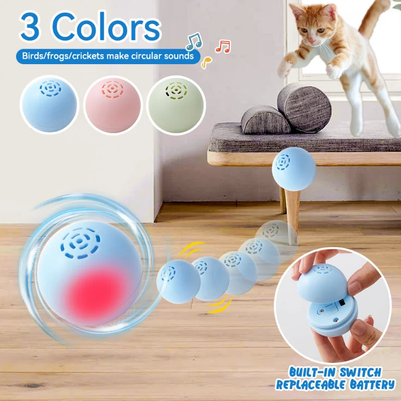 Smart Cat Toys Automatic Rolling Ball Electric Cat Toys Interactive For