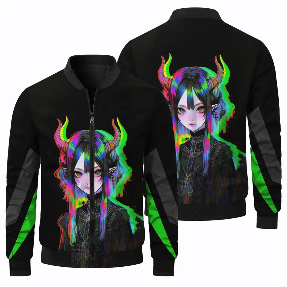 thumbnail image 1 of Chaqueta de invierno para hombre con estampado de personajes de dibujos animados en 3D, chaqueta para hombre, cortavientos, ropa deportiva para exteriores, ciclismo, moda para hombre, 1 of 4