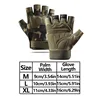 1 Pair Paratrooper Half Finger Tactical Gloves for Men Special Forces Fans Outdoor Sports Cycling & Mountaineering 5