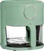 High-Power 1200W Air Fryer Glass Basket Digital Display 6 Presets Stainless Steel Sage 4Qt 175°F-400°F Timer Auto Shut-Off 1
