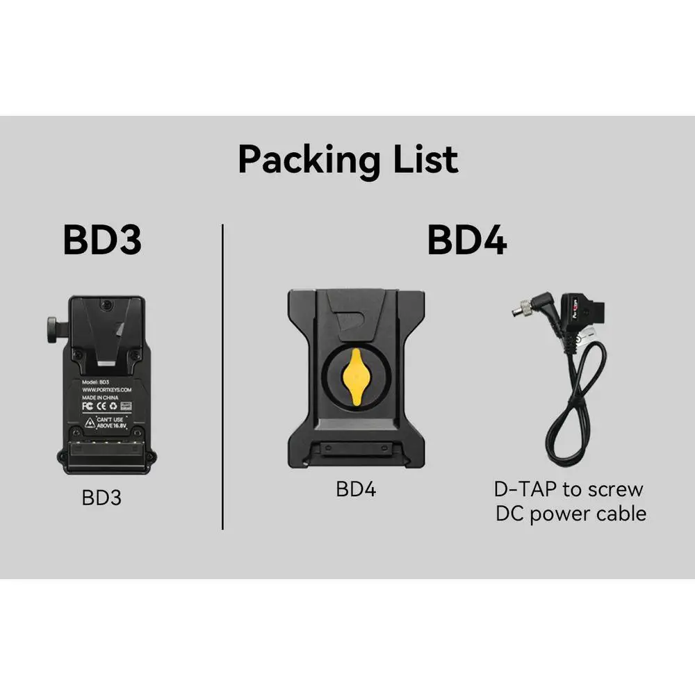 BD4 Double-Sided NP-F Dummy Battery Module, for Wireless Video Transmission Syst