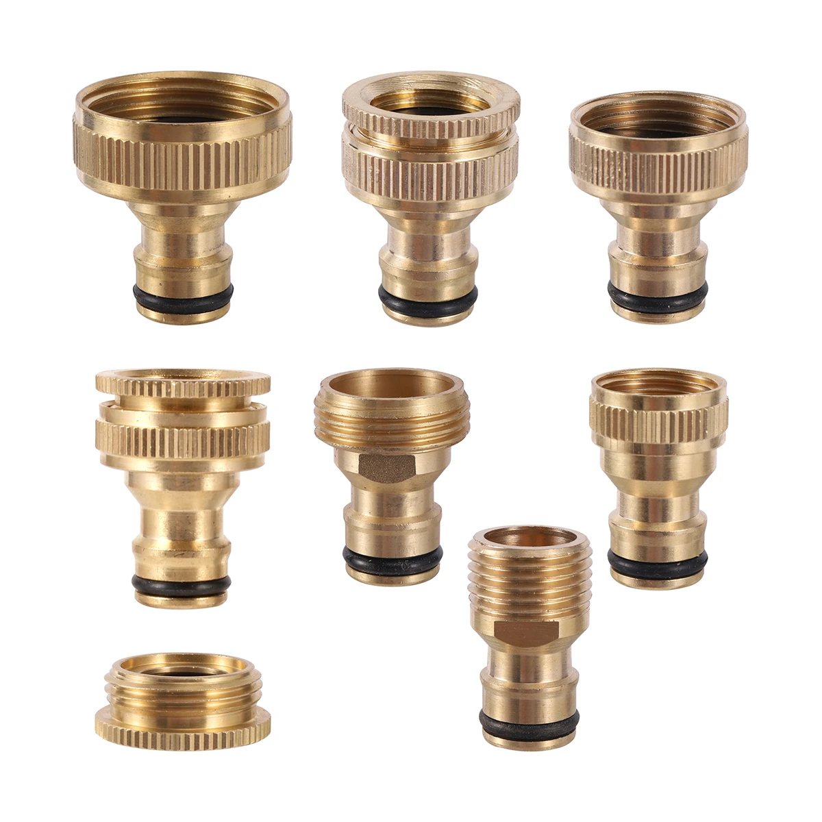 

Медный соединитель для труб 16 мм, 1/2 дюйма, 3/4 дюйма, 1 дюйм, с внутренней/внешней резьбой, водяной пистолет для стиральной машины, быстрое соединение, домашние фитинги для труб, 1 шт.