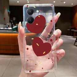 Transparent Butterfly Soft Silicone TPU Phone Case - Protective Casing for Vivo Y77T (TPU - TPU301)