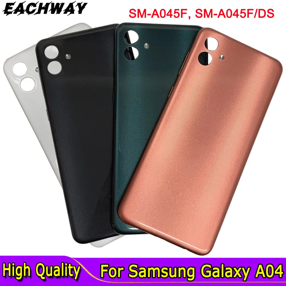 

6,5 "для Samsung Galaxy A04 крышка аккумулятора задняя панель задний корпус Новая задняя крышка A045F Замена для Samsung A04 крышка аккумулятора