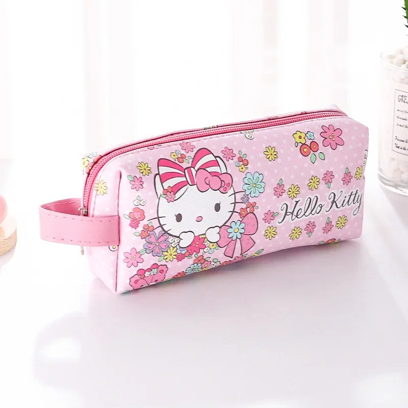 Hello Kitty Cartoon Cute Makeup Bag, Kuromi & Cinnamoroll Organizer, Portable Toiletry Bag, Desktop Storage Bag, Pencil Case 4