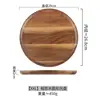 Black Walnut Wood Cutting Board Creative Whole Tray Fruit Chopping Cutting Board Wood Chopping Blocks For Kitchen 6