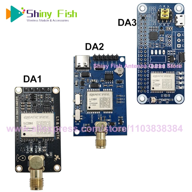 Quectel Waveshare LC29H Module LC29HDA RTK Positioning Core Board L1+L5 GPS Glonass Galileo GNSS Raspberry Pi Centimeter Level 2