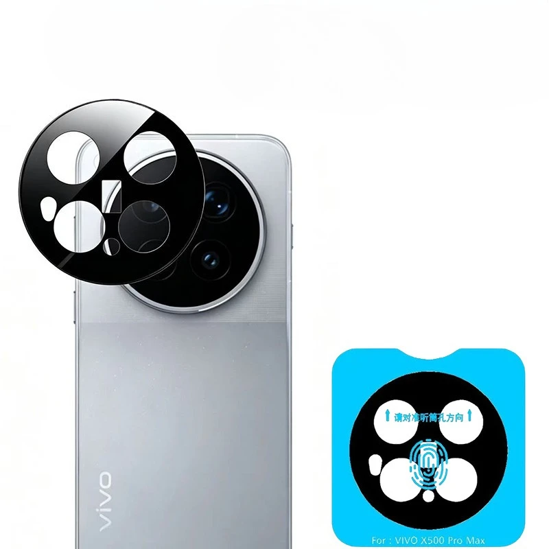 Premium Camera Lens Protector - Tempered Glass Cover with Positioning Lens Ring Film