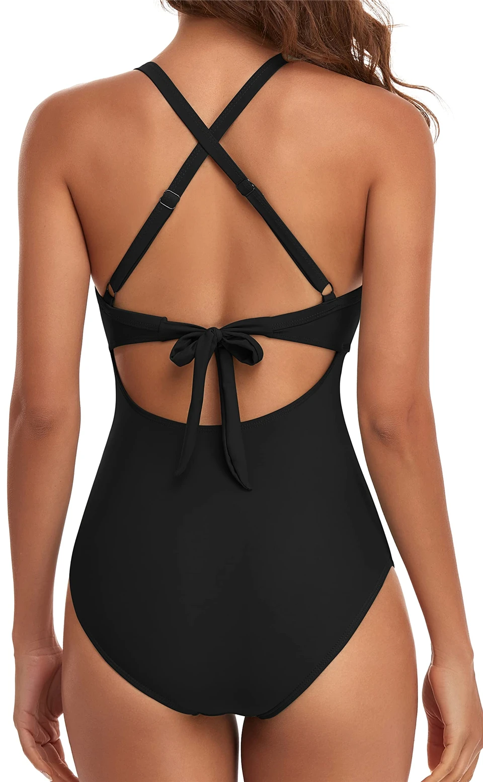 Strappy Hollow Out Swimwear Women 2026 Push Up Swimsuit Female One Piece Swimming Monokini Lady Padded Beachwear Bodysuit Summer