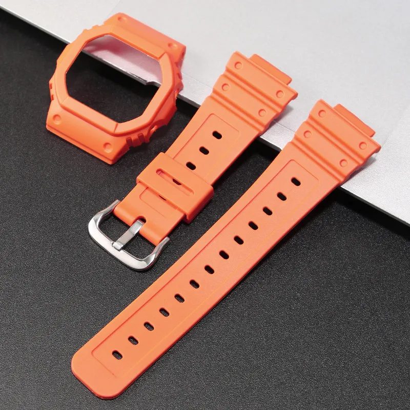 Enhanced Silicone Watch Strap for G-SHOCK Small Square Watches